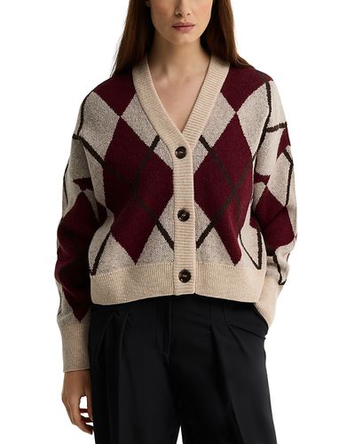 Barbour Barbour Harleigh Argyle V Neck Cardigan