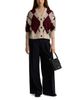 Barbour Barbour Harleigh Argyle V Neck Cardigan - 2