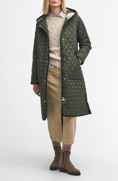 Barbour Barbour Harmby Hooded Quilted Coat