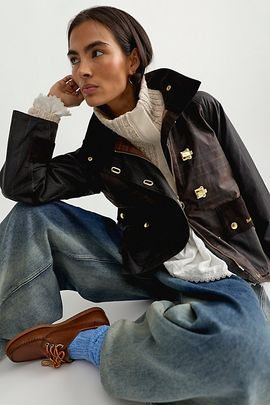 Barbour Barbour Hazelwood Checked Waxed Cotton Jacket