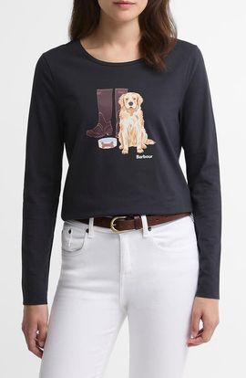Barbour Barbour Hedley Graphic Long Sleeve T-Shirt