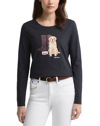 Barbour Barbour Hedley Long Sleeve Graphic Tee