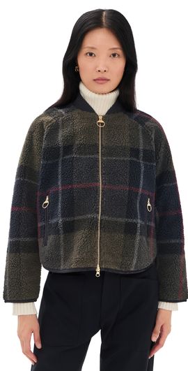 Barbour Barbour Kirklees Fleece Jacket Shadow Classic Tartan