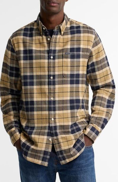 Barbour Barbour Kyeloch Tailored Fit Plaid Cotton Button-Down Shirt