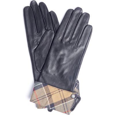 Barbour Barbour Lady Jane Tartan Cuff Leather Gloves