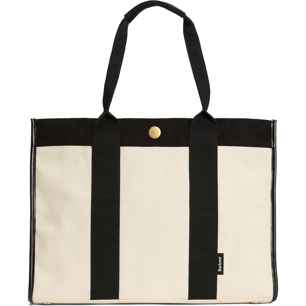 Barbour Barbour Large Selena Cotton Canvas Tote