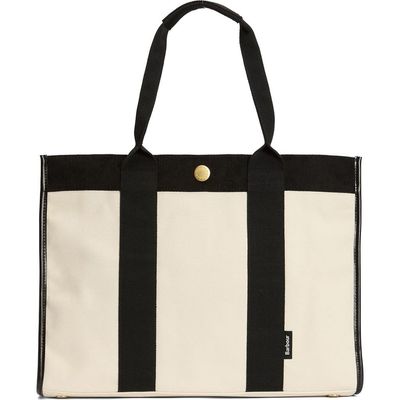 Barbour Barbour Large Selena Cotton Canvas Tote