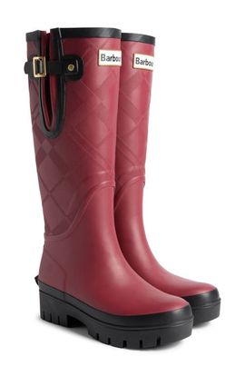 Barbour Barbour Leighton Tartan Tall Rain Boot