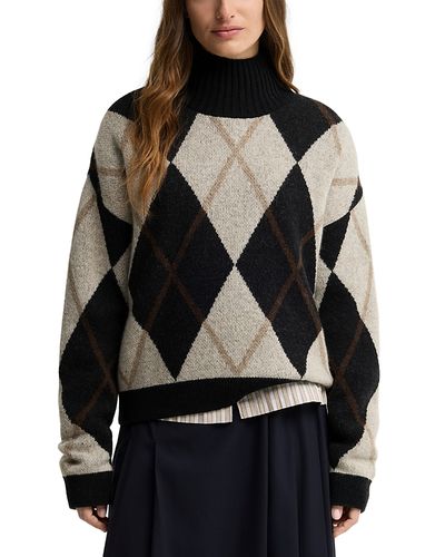 Barbour Barbour Marlow Argyle Turtleneck Sweater