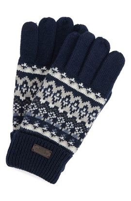 Barbour Barbour Marlow Fair Isle Wool-Blend Knit Gloves