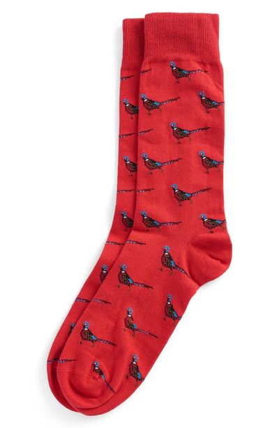 Barbour Barbour Mavin Pheasant Cotton Blend Crew Socks