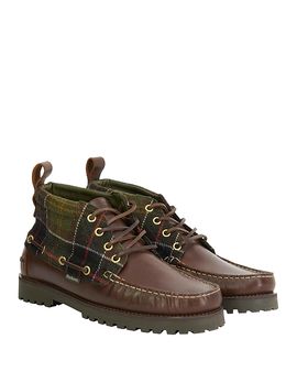 Barbour Barbour Men's Harle Tartan Mid Leather Chukka Boots