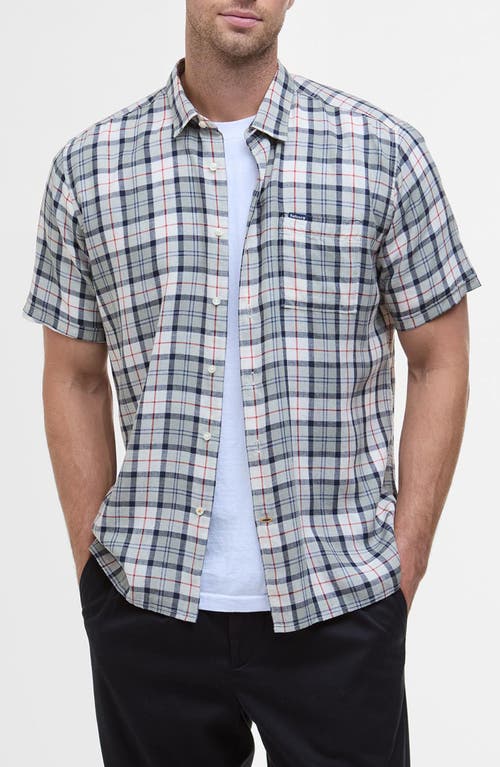 Barbour Barbour Midfield Tartan Summerfit Short Sleeve Button-Up Shirt