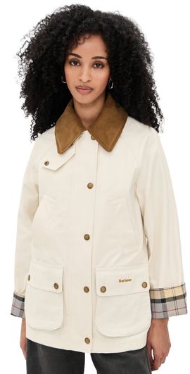 Barbour Barbour Modern Beadnell Casual Jacket Light Pearl/Dress