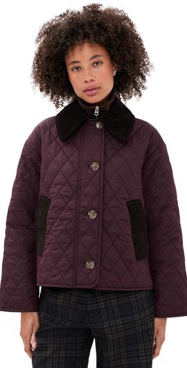 Barbour Barbour Moira Quilted Jacket Fig/Shadow Classic