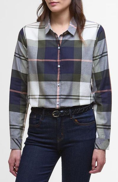 Barbour Barbour Mooreland Plaid Cotton Button-Up Shirt