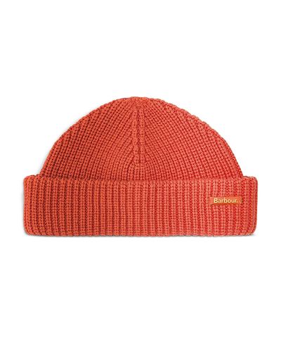 Barbour Barbour Mosely Fisherman Ribbed Beanie Hat