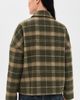 Barbour Barbour Myla Checked Wool Coat Olive/Biscuit Check - 3
