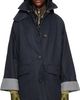 Barbour Barbour Navy Gabby Car Casual Trench Coat - 1