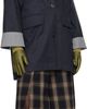 Barbour Barbour Navy Gabby Car Casual Trench Coat - 4