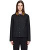 Barbour Barbour Navy Macklow Waxed Jacket - 1
