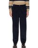 Barbour Barbour Navy Stretch Cord Relaxed Trousers - 1