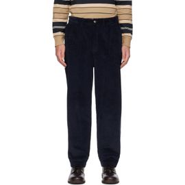 Barbour Barbour Navy Stretch Cord Relaxed Trousers