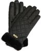 Barbour Barbour Norwood Quilted Faux Fur Cuff Waterproof Gloves - 1