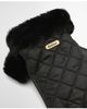 Barbour Barbour Norwood Quilted Faux Fur Cuff Waterproof Gloves - 2