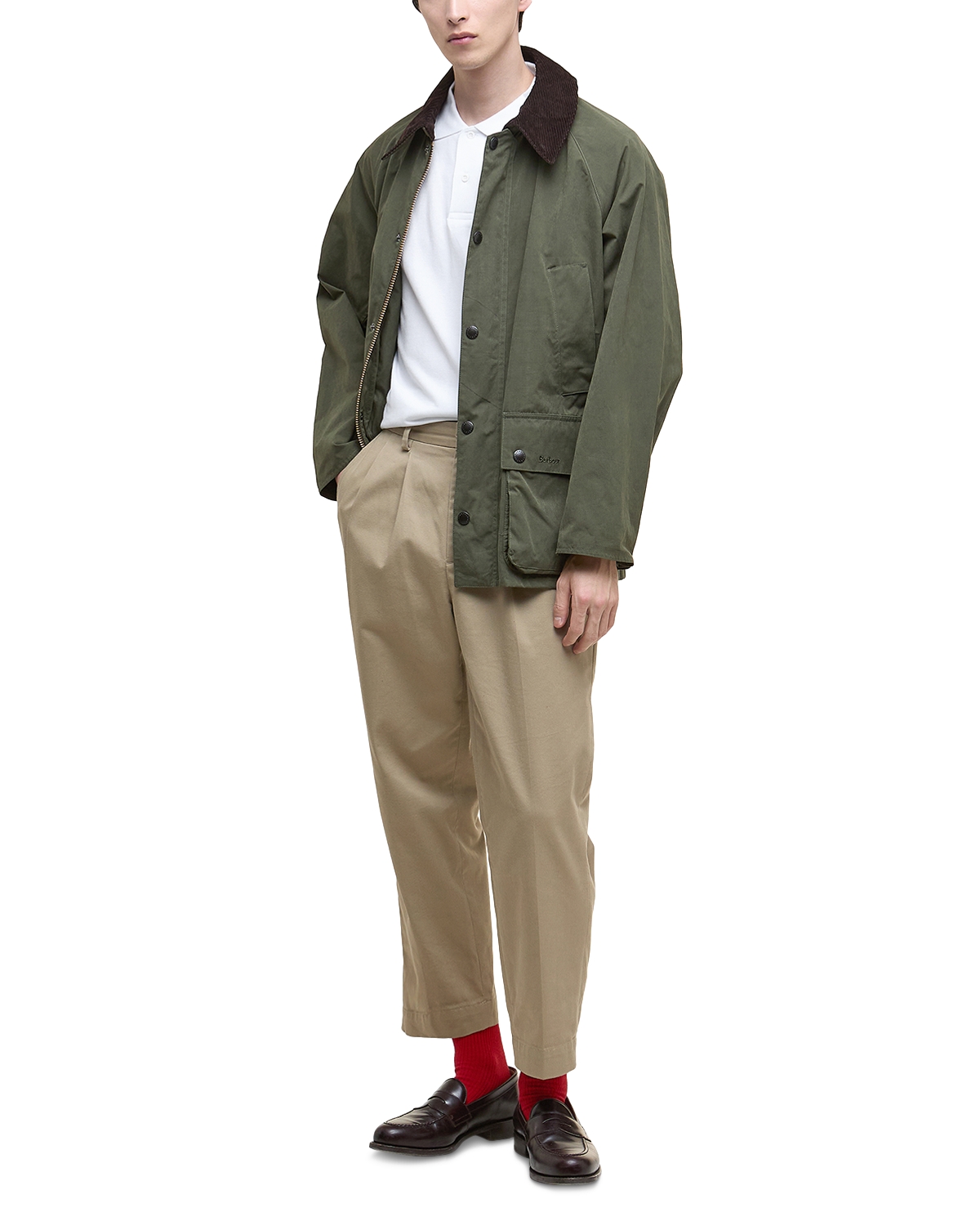 【UA別注】Barbour OVERSIZE SOLID BEDALE Barbour（バブアー）の「【別注】＜Barbour＞ OVERSIZE SOLID
