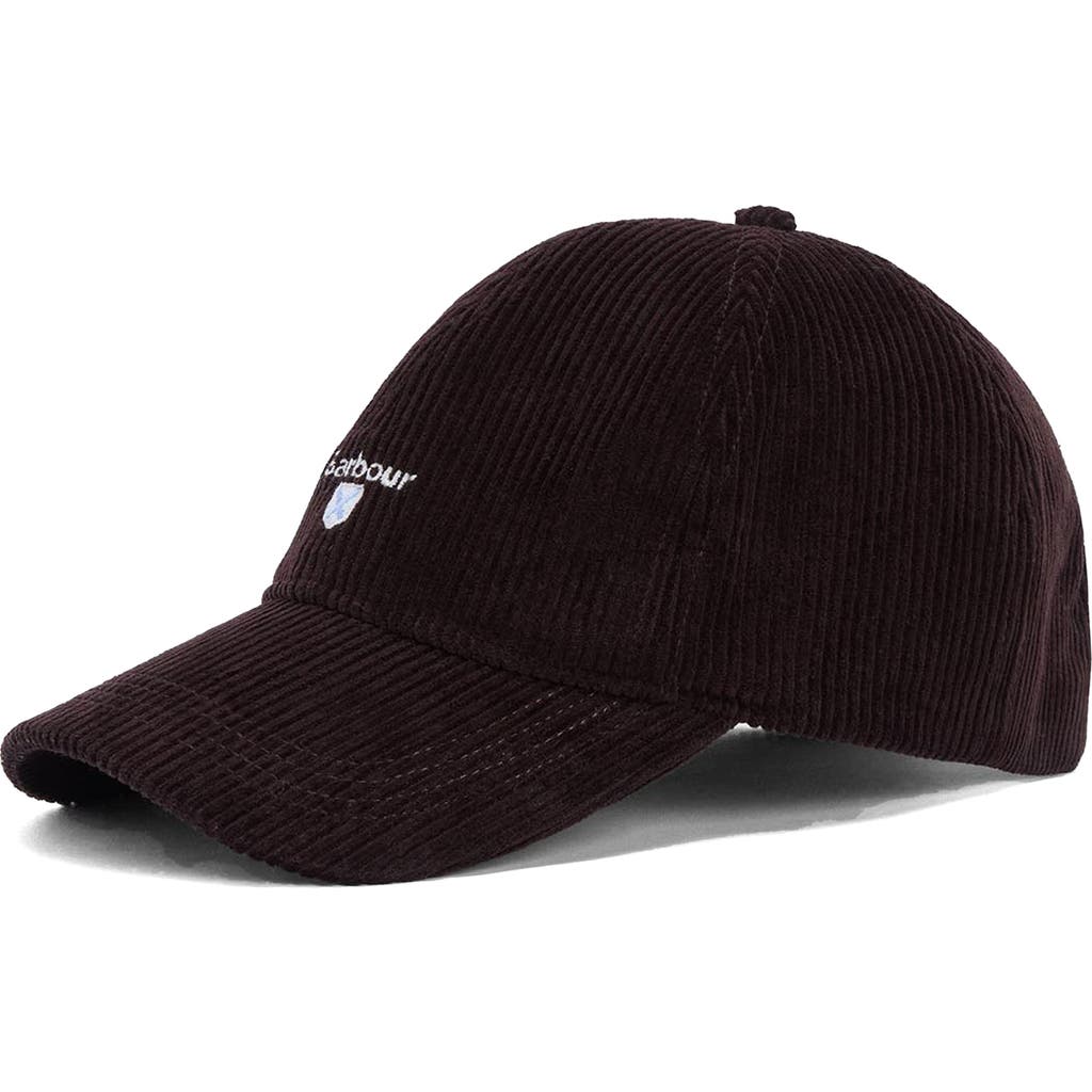 Barbour Barbour Preston Adjustable Corduroy Baseball Cap