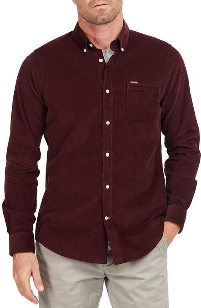 Barbour Barbour Ramsey Tailored Fit Corduroy Button-Down Shirt