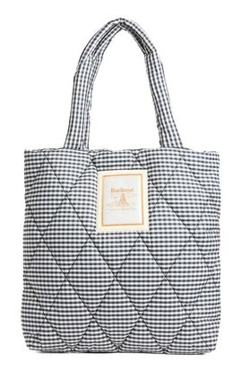 Barbour Barbour Riah Gingham Diamond Quilted Tote