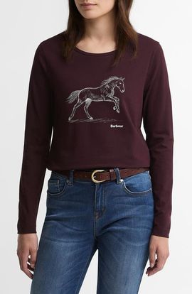 Barbour Barbour Rosamund Horse Graphic T-Shirt