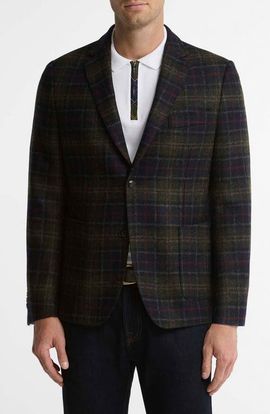 Barbour Barbour Sanders Wool Tartan Sport Coat