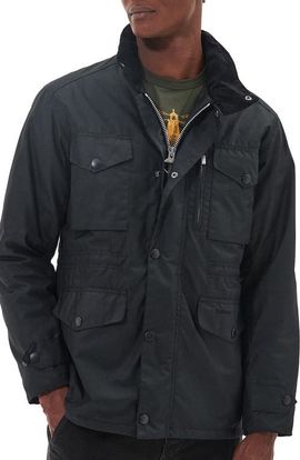 Barbour Barbour Sapper Regular Fit Weatherproof Waxed Cotton Jacket