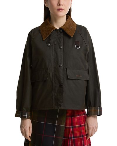 Barbour Barbour Spey Corduroy Collar Waxed Jacket