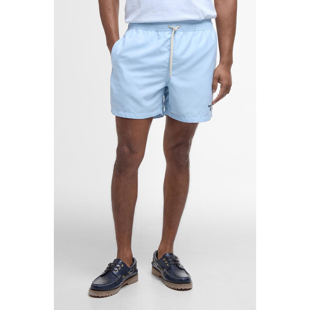 Barbour Barbour Staple Logo Embroidered Swim Trunks