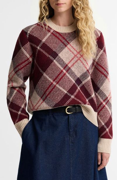Barbour Barbour Stevie Tartan Wool Blend Sweater