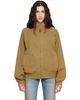 Barbour Barbour Tan Royston Cotton Harrington Bomber Jacket - 1