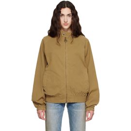 Barbour Barbour Tan Royston Cotton Harrington Bomber Jacket