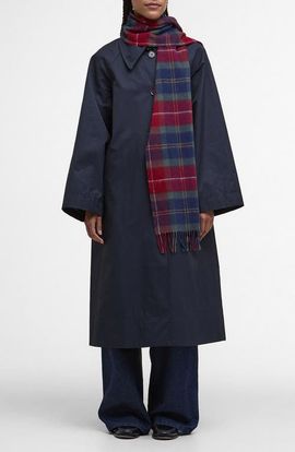 Barbour Barbour Tartan Lambswool & Cashmere Fringe Scarf