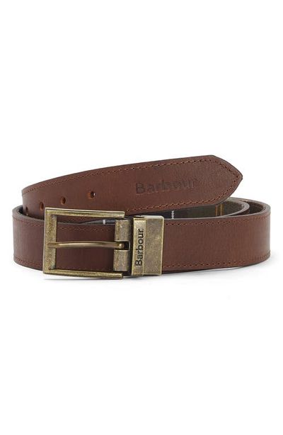 Barbour Barbour Tartan Leather Belt