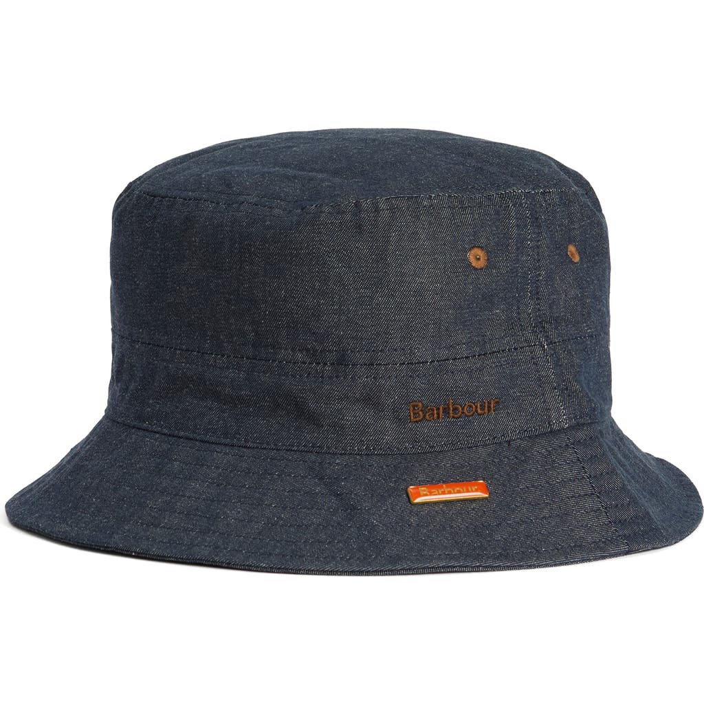 Barbour Barbour Transport Showerproof Denim Bucket Hat 
