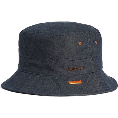 Barbour Barbour Transport Showerproof Denim Bucket Hat 