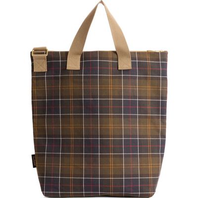 Barbour Barbour Transport Tartan Plaid Canvas Tote