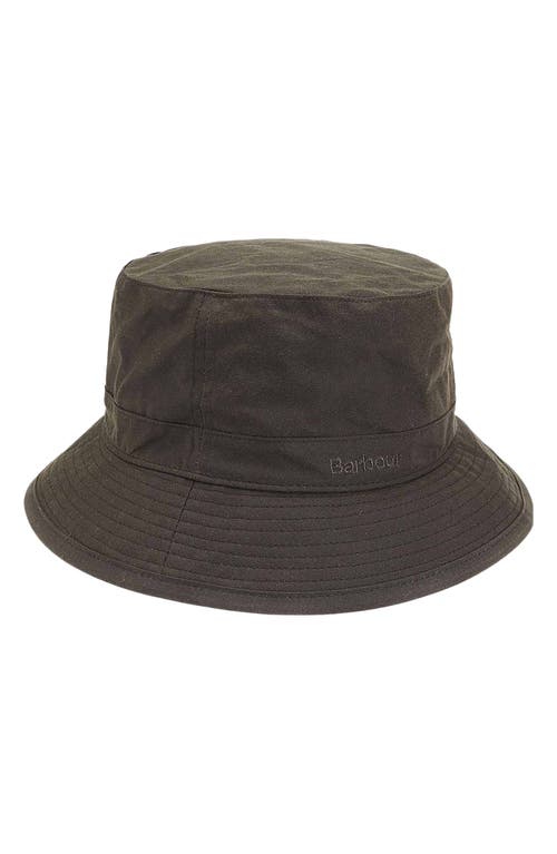 Barbour Barbour Waxed Cotton Bucket Hat