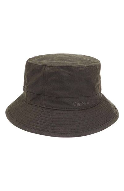 Barbour Barbour Waxed Cotton Bucket Hat