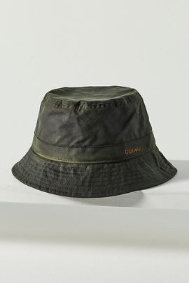 Barbour Belsay Waxed 100% Cotton Bucket Hat