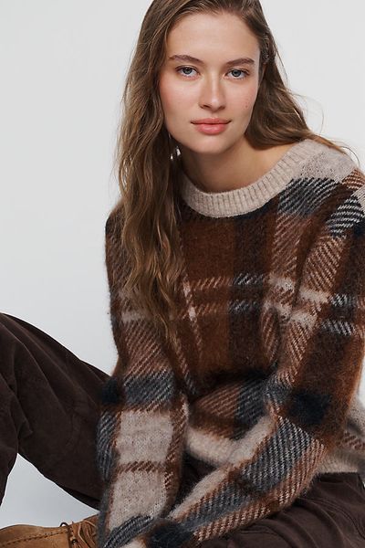 Barbour Glendyn Tartan Crew Neck Sweater